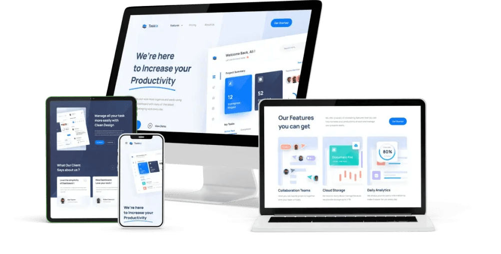 Website design services showcase